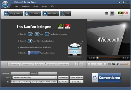 4Videosoft Blu Ray Converter